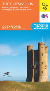 Ordnance Survey Explorer Map OL45: The Cotswolds Map