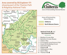 Load image into Gallery viewer, Ordnance Survey Explorer Map 171: Chiltern Hills West Map- Henley-on-Thames &amp; Wallingford
