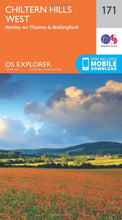 Load image into Gallery viewer, Ordnance Survey Explorer Map 171: Chiltern Hills West Map- Henley-on-Thames &amp; Wallingford
