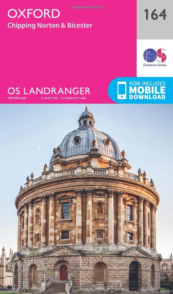 Ordnance Survey Landranger Map 164: Oxford, Chipping Norton & Bicester