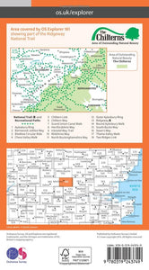 Ordnance Survey Explorer Map 181: Chiltern Hills North Map-Aylesbury, Berkhamsted & Chesham