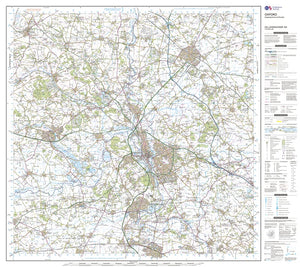 Ordnance Survey Landranger Map 164: Oxford, Chipping Norton & Bicester