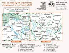 Load image into Gallery viewer, Ordnance Survey Explorer Map 180: Oxford, Woodstock and Witney
