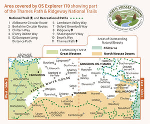 Ordnance Survey Explorer Map 170: Vale of the White Horse